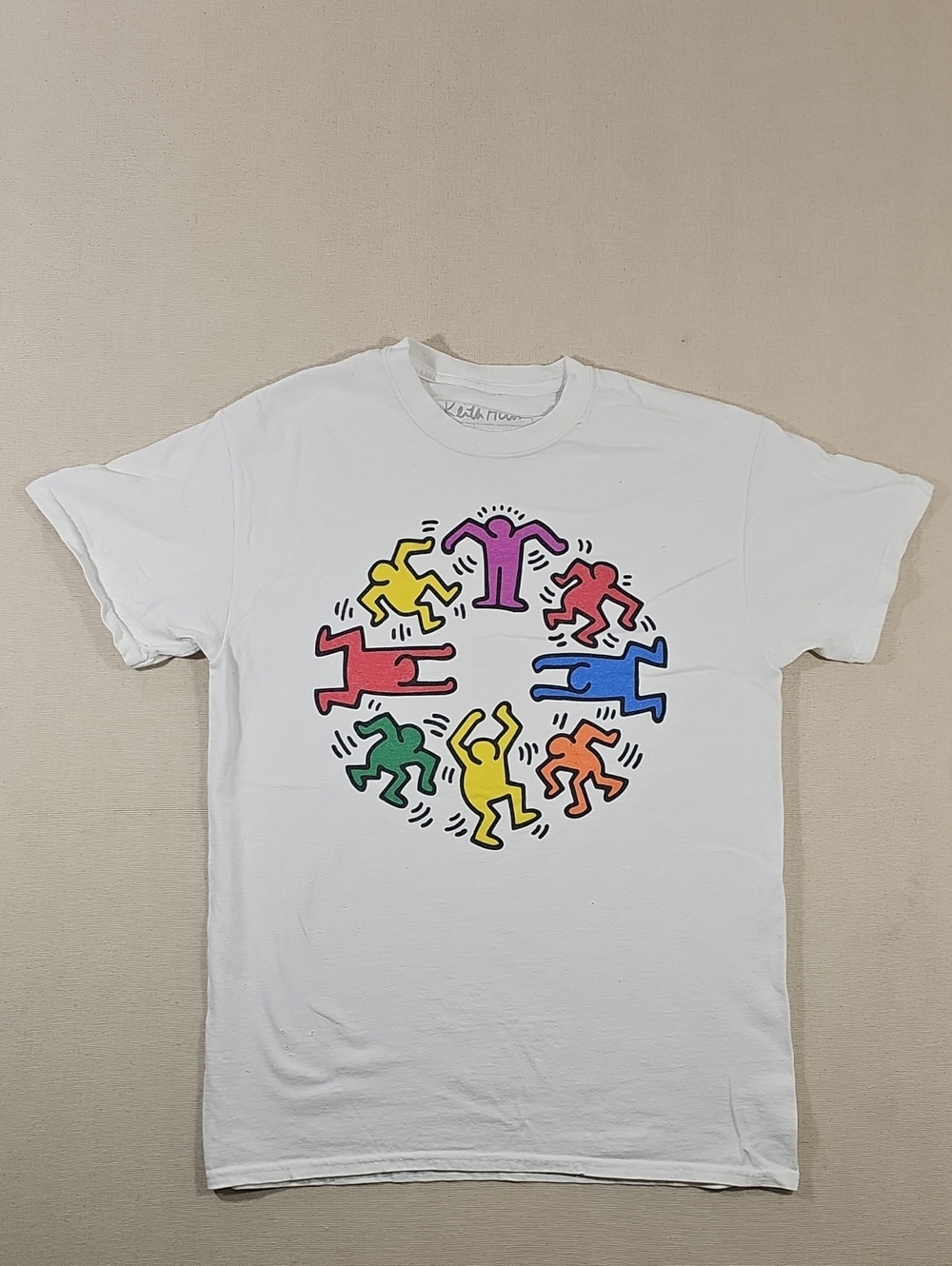 Keith Haring White Short Sleeve Tee - Men